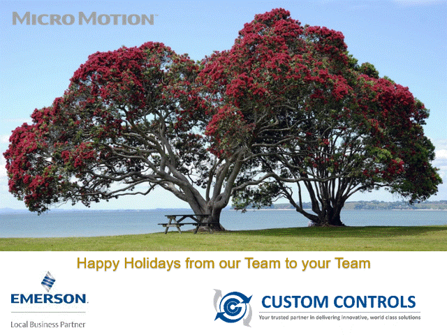 Happy Holidays from the Team at Custom Controls